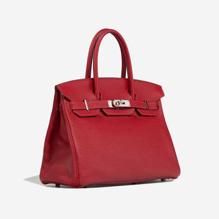 Hermès Birkin 30 Rouge Garance side view