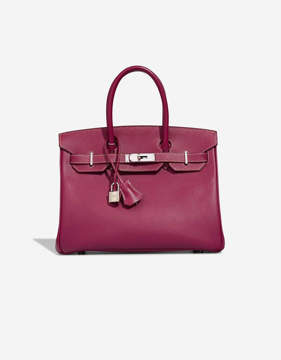 Hermès Birkin 30 Rose Tyrien front view