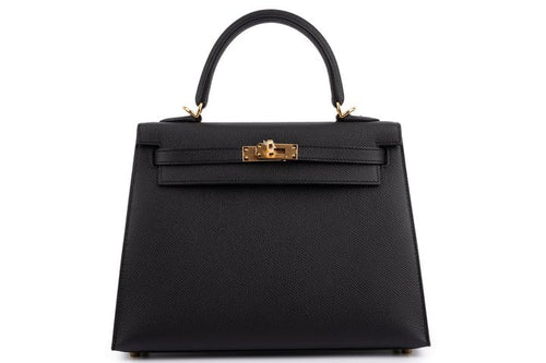 Hermès Kelly 25 Noir GHW