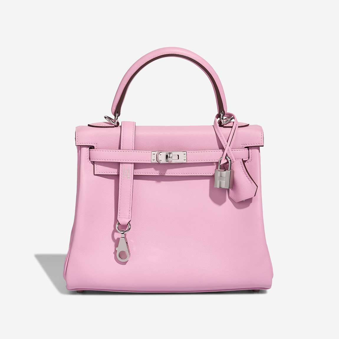 Hermès Kelly 25 Mauve Sylvestre front view