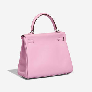 Hermès Kelly 25 Mauve Sylvestre detail view