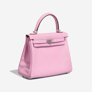 Hermès Kelly 25 Mauve Sylvestre side view