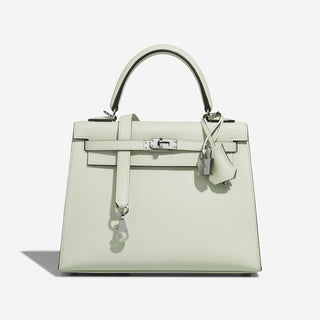 Hermès Kelly 25 Vert Criquet front view