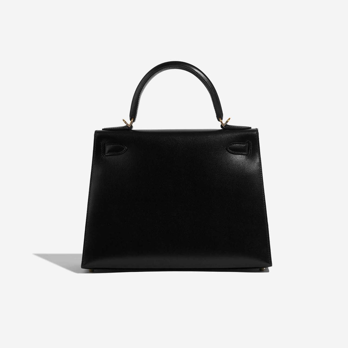 Hermès Kelly 28 Noir Box front view