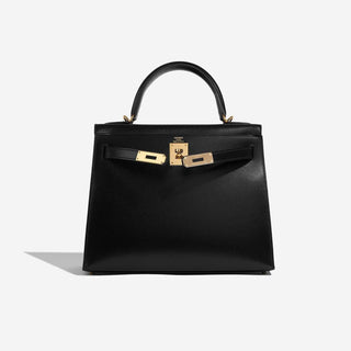 Hermès Kelly 28 Noir Box side view
