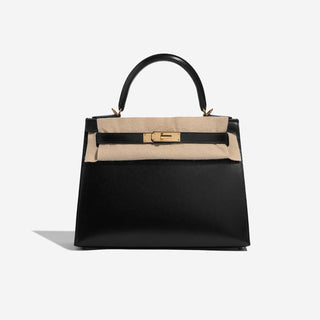 Hermès Kelly 28 Noir Box back view