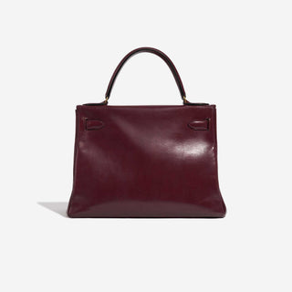 Hermès Kelly 25 Rouge H back view