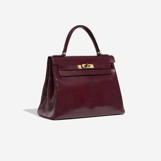 Hermès Kelly 25 Rouge H side view