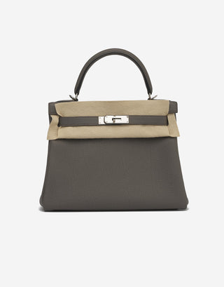Hermès Kelly 28 Etain side view