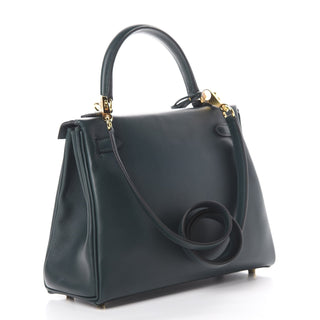 Hermès Kelly 28 Vert Cypress back view