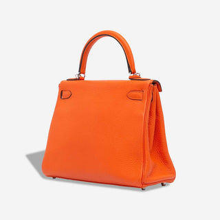 Hermès Kelly 28 Orange back view