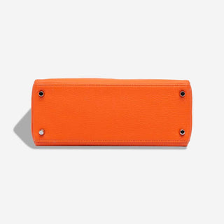 Hermès Kelly 28 Orange side view