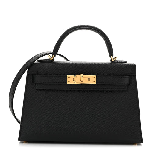 Hermès Mini Kelly II HSS Mini Noir / Craie