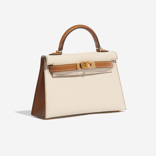 Hermès Mini Kelly II HSS Mini Gold / Craie side view