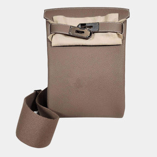 Hermès Hac a Dos PM Etoupe side view
