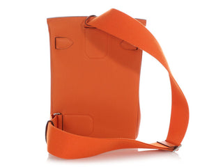 Hermès Hac a Dos PM Orange front view