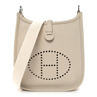 Hermès Evelyne Mini/TPM Craie front view