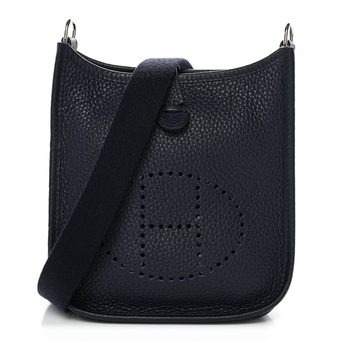 Hermès Evelyne Mini/TPM Bleu Nuit front view