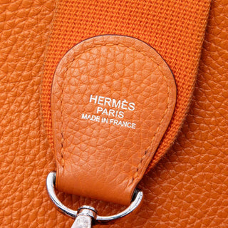Hermès Evelyne 29/GM Orange side view