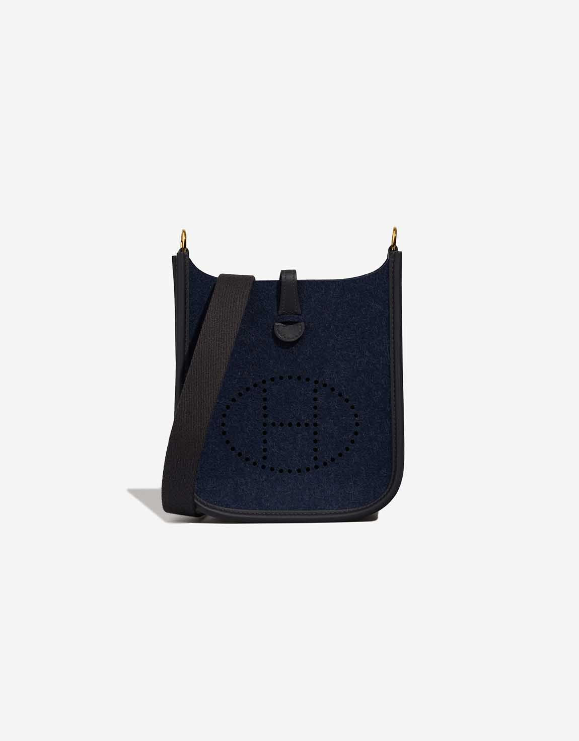 Hermès Evelyne 29/GM Bleu Nuit front view