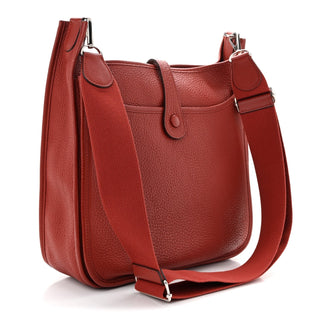 Hermès Evelyne 23/PM Rouge H back view