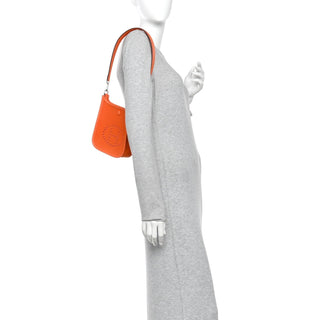 Hermès Evelyne 16/TPM Orange back view