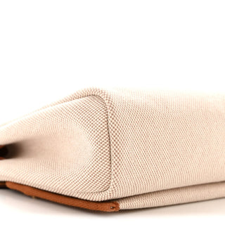 Hermès Mini Herbag Zip Mini Gold / Ecru front view