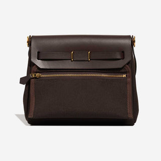 Hermès Mini Herbag Zip Mini Brique / Ecru detail view