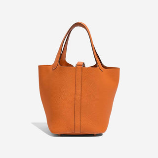 Hermès Picotin Lock 18 Orange back view