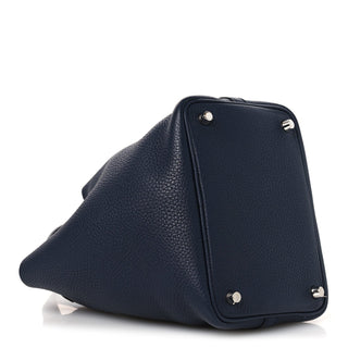 Hermès Picotin Lock 18 Bleu Nuit back view