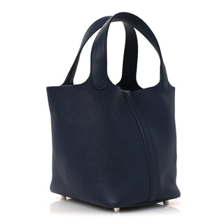 Hermès Picotin Lock 18 Bleu Nuit side view