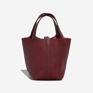 Hermès Picotin Lock 18 Rouge H back view