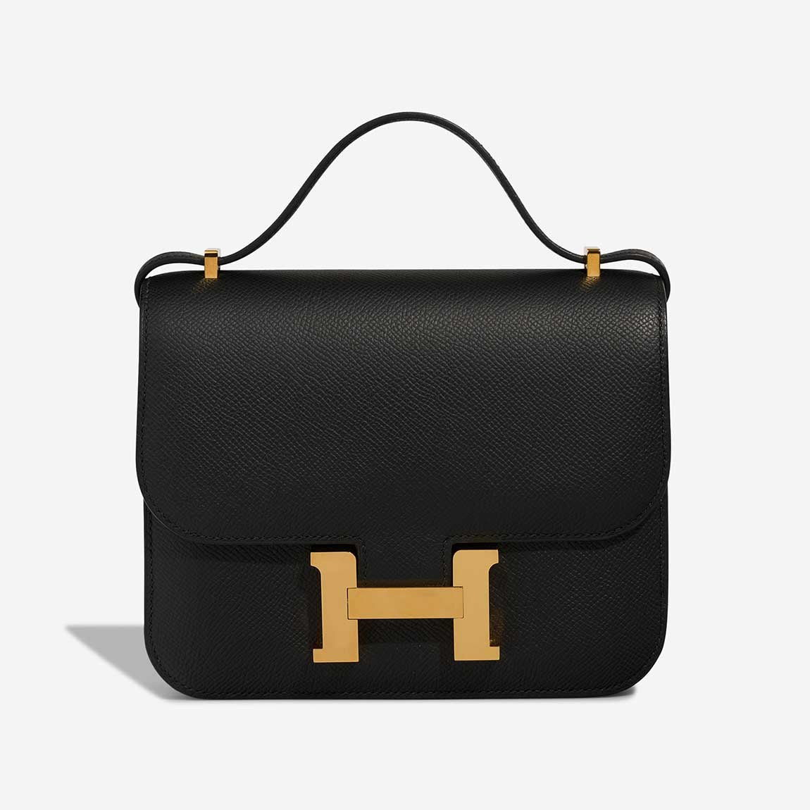 Hermès Constance 18 Noir GHW front view