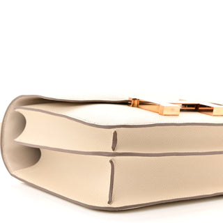 Hermès Constance 24 Craie back view
