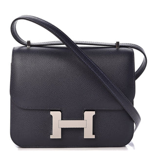 Hermès Constance 18 Bleu Nuit front view