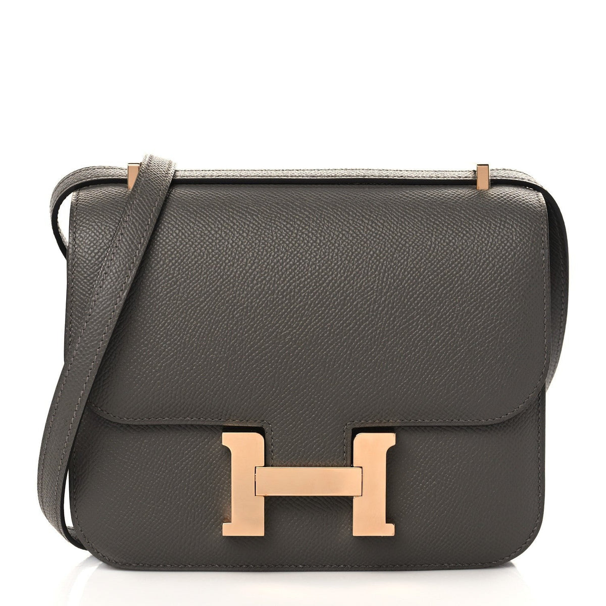Hermès Constance 18 Gris Meyer front view