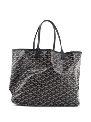 Goyard St Louis Tote GM Black / Black back view