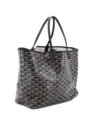 Goyard St Louis Tote GM Black / Black side view
