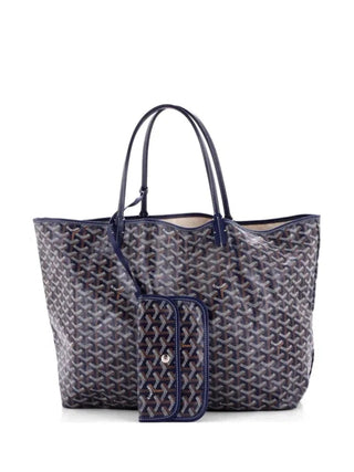 Goyard St Louis Tote GM Navy front view