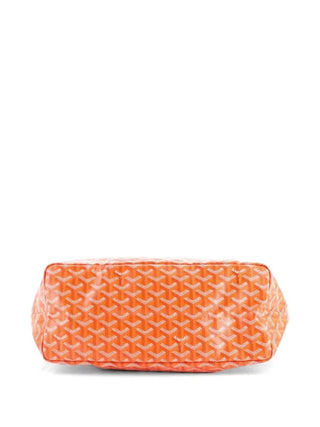 Goyard St Louis Tote GM Orange detail view