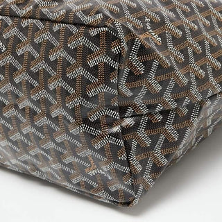 Goyard St Louis Tote PM Black / Tan detail view