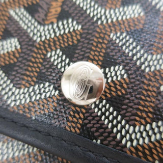 Goyard St Louis Tote PM Black / Tan side view