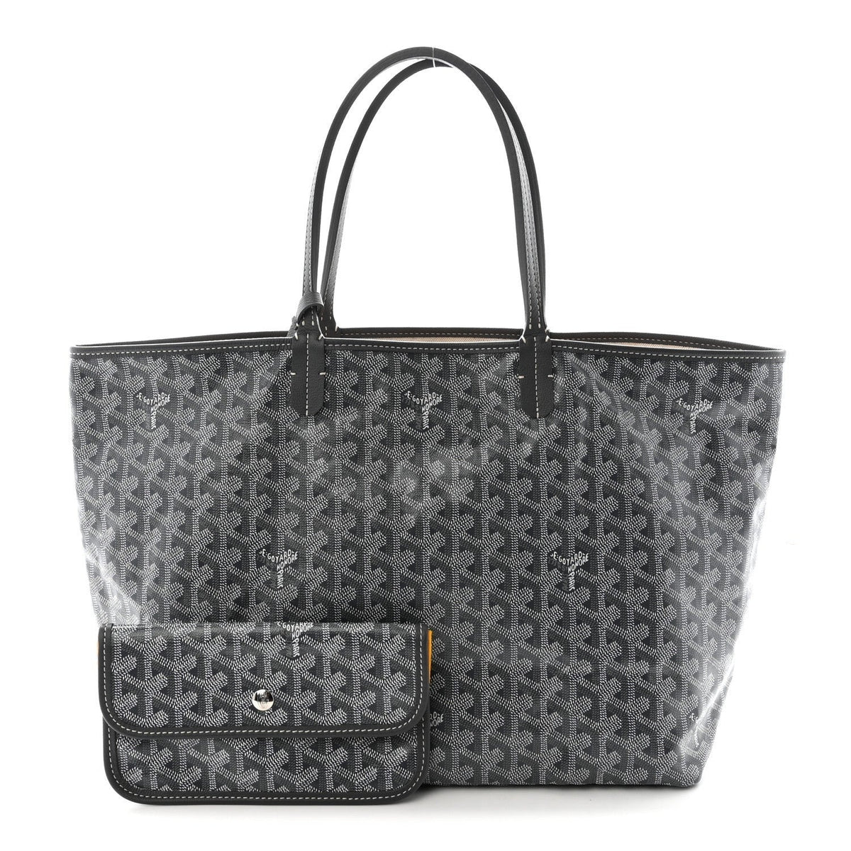 Goyard St Louis Tote PM Grey front view