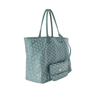 Goyard St Louis Tote PM Green side view