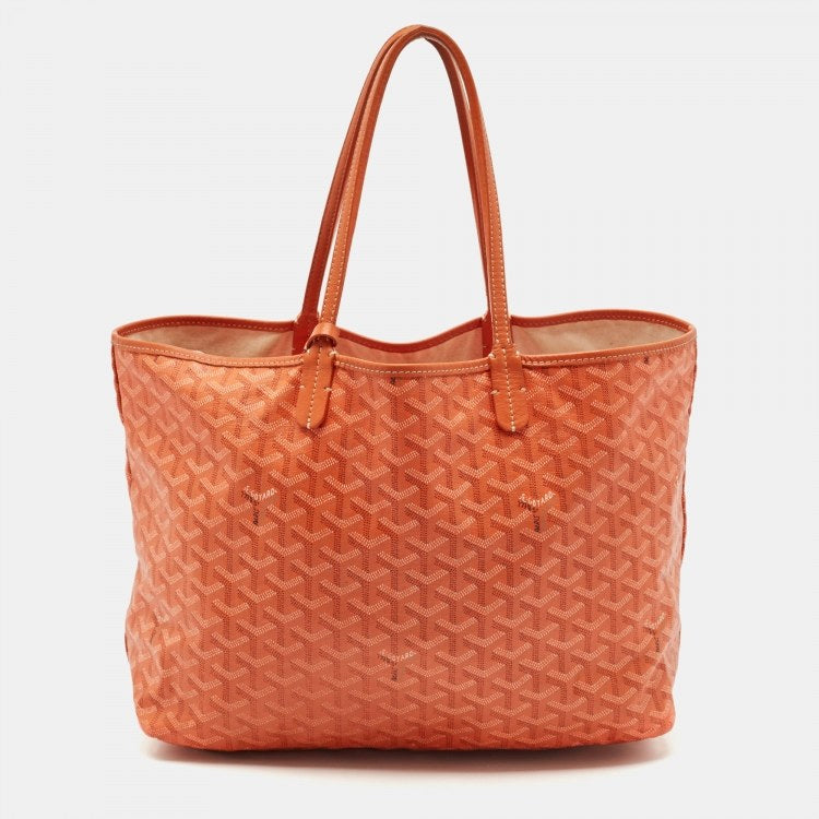 Goyard St Louis Tote PM Orange front view