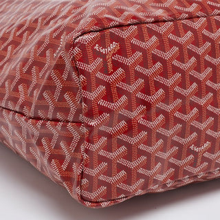 Goyard St Louis Tote PM Red front view