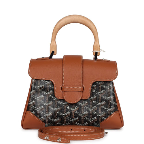 Goyard Saigon Souple Bag Mini Black / Tan