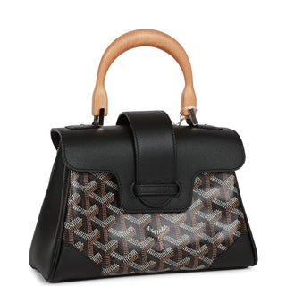 Goyard Saigon Souple Bag Mini Black / Black detail view