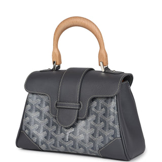 Goyard Saigon Souple Bag Mini Grey back view