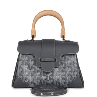 Goyard Saigon Souple Bag Mini Grey front view